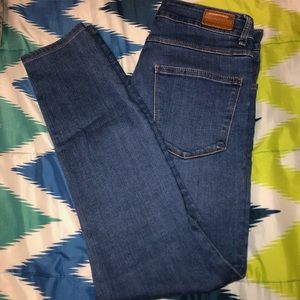 Zara high waisted denim jeans